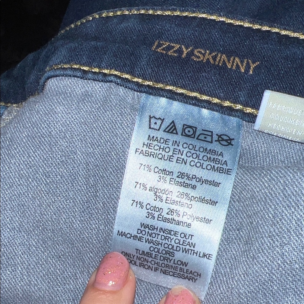 Michael Kors Dark Blue Skinny Jeans - Women's - Picture 6 of 6